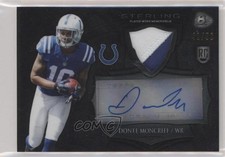 2014 Bowman Sterling Rookie Relics Black Refractor 42/50 Donte Moncrief Auto n5h