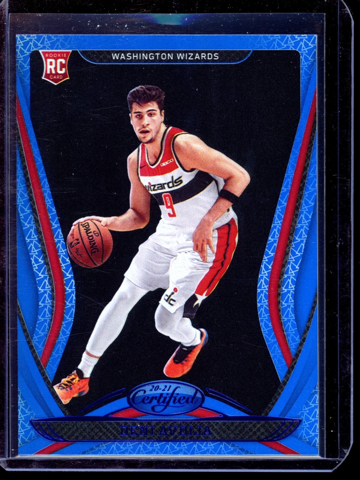 2020-21 Panini Certified #192 Deni Avdija RC Rookie Blue Mirror