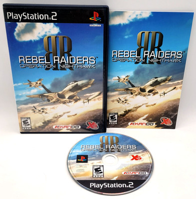 Rebel Raiders Operation Nighthawk (PlayStation 2 PS2) CIB COMPLETEIN BOX