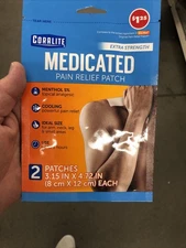 100 CoraLite Cold & Hot Medicated Pain Patches
