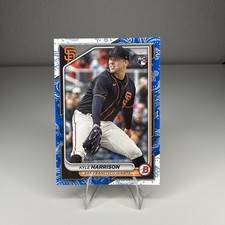 2024 Bowman #11 Kyle Harrison Rookie Card RC Blue /125. rookie card picture