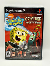 SpongeBob Creature from the Krusty Krab PlayStation 2 PS2 2006 Tear in Package