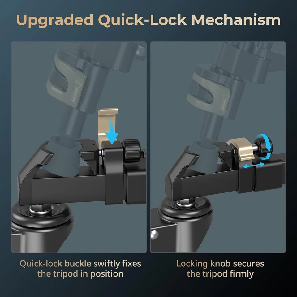 SMALLRIG Quick-Lock Photography Heavy Duty Tripod Dolly, Heavy Duty with 3" Rubb - image 4 of 4