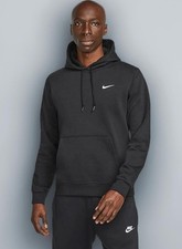 Mens Nike Gym Athletic Embroidered Club Hoodie Hooded Sweatshirt Pullover New
