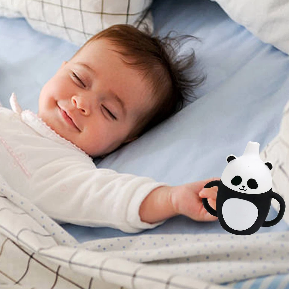 Schnabeltasse Kinderflasche Dual Anti-Rutsch Griffe rutschfest 200ML pflegeleich - Bild 4 von 4