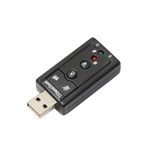 Mini USB 2.0 3D virtual adapter 12mbps, sound card with 7.1 sound card adapter - Picture 5 of 5