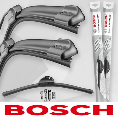 2 Genuine Bosch Clear Advantage Wiper Blades 1997-2005 For Buick LeSabre 2 Genuine Bosch Clear Advantage Wiper Blades 1997-2005 For Buick LeSabre