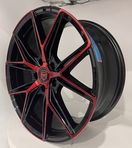 NS4 18 inch Black Red Rim fits FORD FOCUS SEDAN TITANIUM 2012 - 2018 - 第 6/8 張圖片