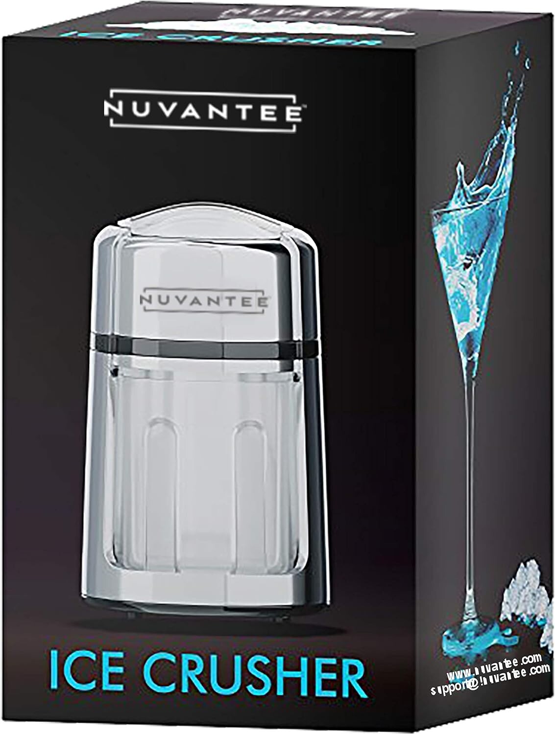 Nuvantee Ice Shaver Machine Manual Ice Crusher Crushes Ice to Your Desired Size