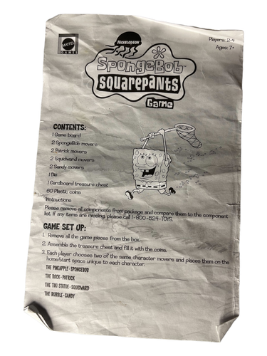 SpongeBob Squarepants Wacky Race To The Krusty Krab Replacement Parts Pieces - Picture 3 of 9