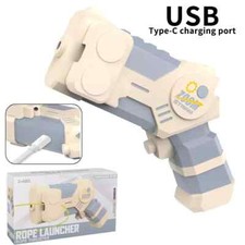 1/2pcs Lasso String Shooter Loop Toy Handheld Zip Rope Launcher Propeller