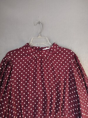 mango red polka dot dress Mango - Printed bow dress red - 2