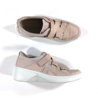 ECCO Soft 7 Slip On Wedge Sneakers EUR 41 US Womens Sizes 10-10.5 Pink