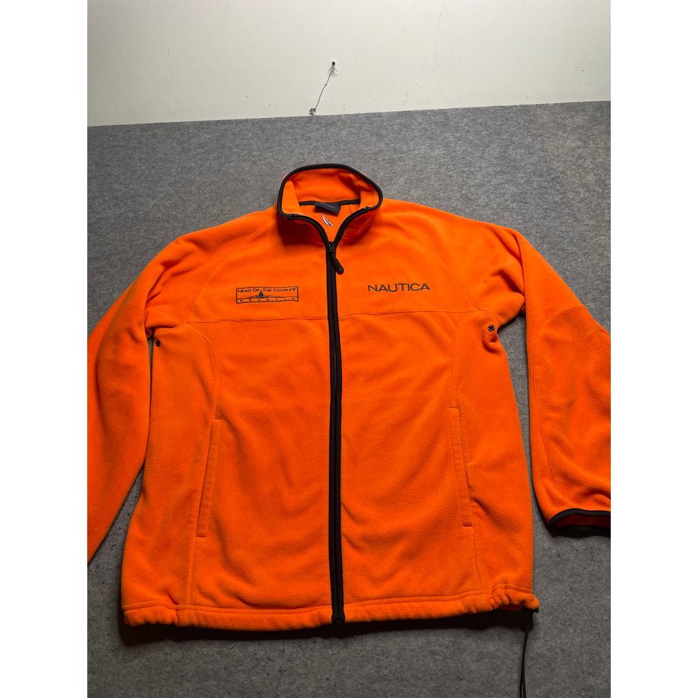 FILA Giacca Nautica Testa della Regata Carlo Pile Arancione Full Zip Taglia M