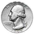 1942-D Washington Quarter Better Grade Complete Your Album! SILVER!