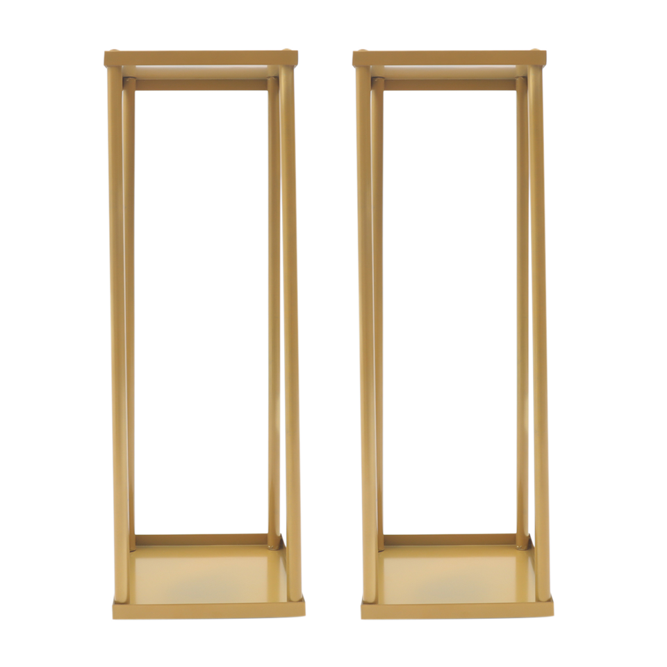 2Pcs Metal Flower Stand 60cm Floor Vase Rack Wedding Party Decor Rack ...