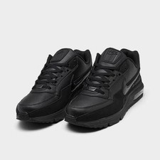 Nike Men's Air Max Limited LTD 3 Triple All Black Retro Running Shoes NEW