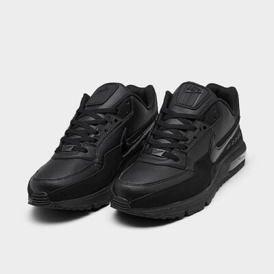 Nike Men's Air Max Limited LTD 3 Triple All Black Retro Running Shoes NEW
