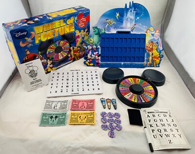 2008 Wheel of Fortune Disney Game by Pressman Complete in Great Cond FREE SHIP