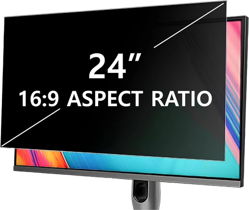 Kelepu 24 Inch Computer Privacy Screen for 24" 16:9 Aspect Ratio Widescreen Moni