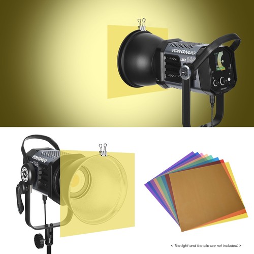 Andoer 8 Colors Lighting Filter 30*30cm Gel Theater for LED DJ Club Disco E6F1 - Afbeelding 5 van 12