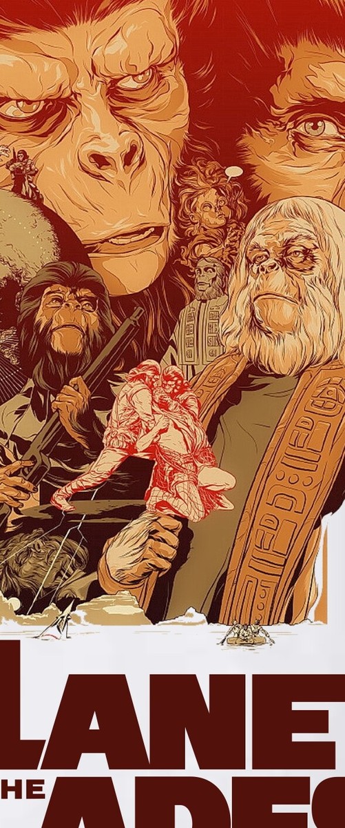 PLANET OF THE APES VERSION 2 T-SHIRT MEG0 SHIRT MOVIE TEE ZAIUS