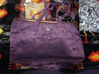 Coach Bag. Small Tear On Handle. Only Used A Few Times