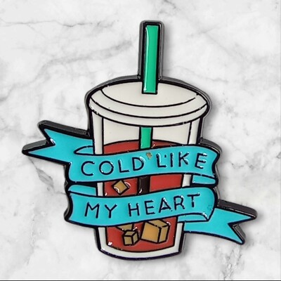 Cold Like My Heart Enamel Pin 