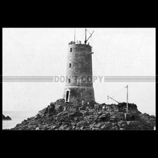 Photo L.000578 CONSTRUCTION PHARE DES PIERRES-NOIRES 1869