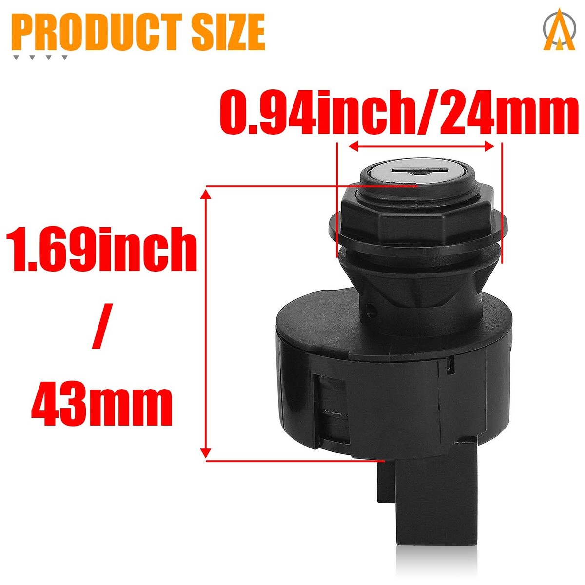 Arlen Ness Ignition Key Switch For Polaris Sportsman 800 850 HO Touring Motorcycle & Scooter Ignition Key Switches - Foto 8