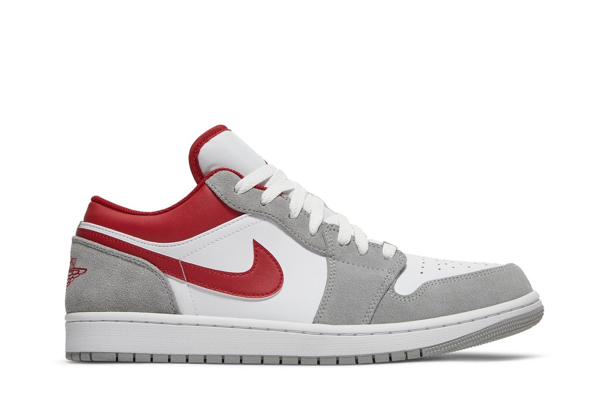 Size 11 - Air Jordan 1 SE Low Light Smoke Grey Gym Red for sale