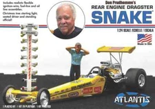 Atlantis 1:24 Don Prudhomme Snake Rear Engine Dragster Kit #7528~NEW RELEASE!