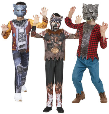 Jungen Werwolf Kostüme Halloween Kinder Wolf Kostüm Verkleidung Outfit