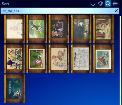 Disney Collect by Topps - 94 card D23 50th Anniversary Gold