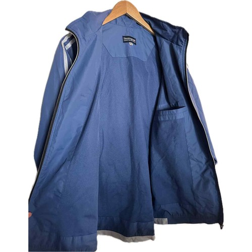 Slazenger Zippered Jacket, Blue/Grey. Size 100 Removable Hood - Picture 7 of 8