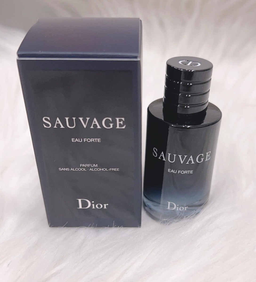 DIOR SAUVAGE EAU FORTE PARFUM Splash Bottle FOR MEN .34oz DIOR SAUVAGE EAU FORTE PARFUM Splash Bottle FOR MEN .34oz