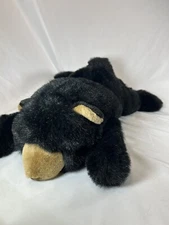 14” Purr-Fection MJC Black  Brown Bear Plush Smokey Mountains  NOS VERY HAIRY