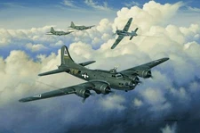 "Fortress Under Siege" Luftwaffe Fw 190 Attacking - Stan Stokes Art Print