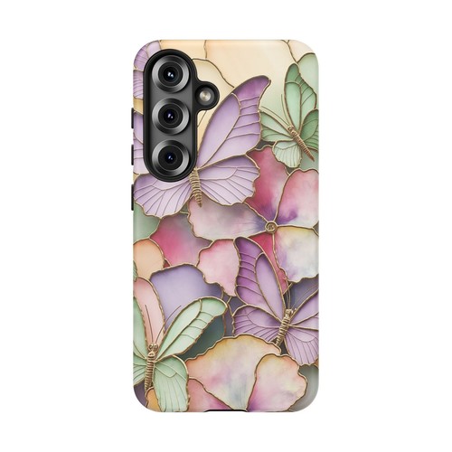 Pastel Butterfly Phone Case, Spring Floral Phone Cover, 3D Design | X72 - 第 161/272 張圖片