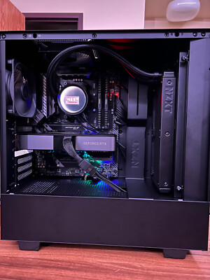 PROFESSIONAL BLACK - MINIMALIST CUSTOM BUILT GAMING & STREAMING PC