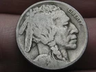 1919 D Buffalo Nickel 5 Cent Piece- Denver, VG Details