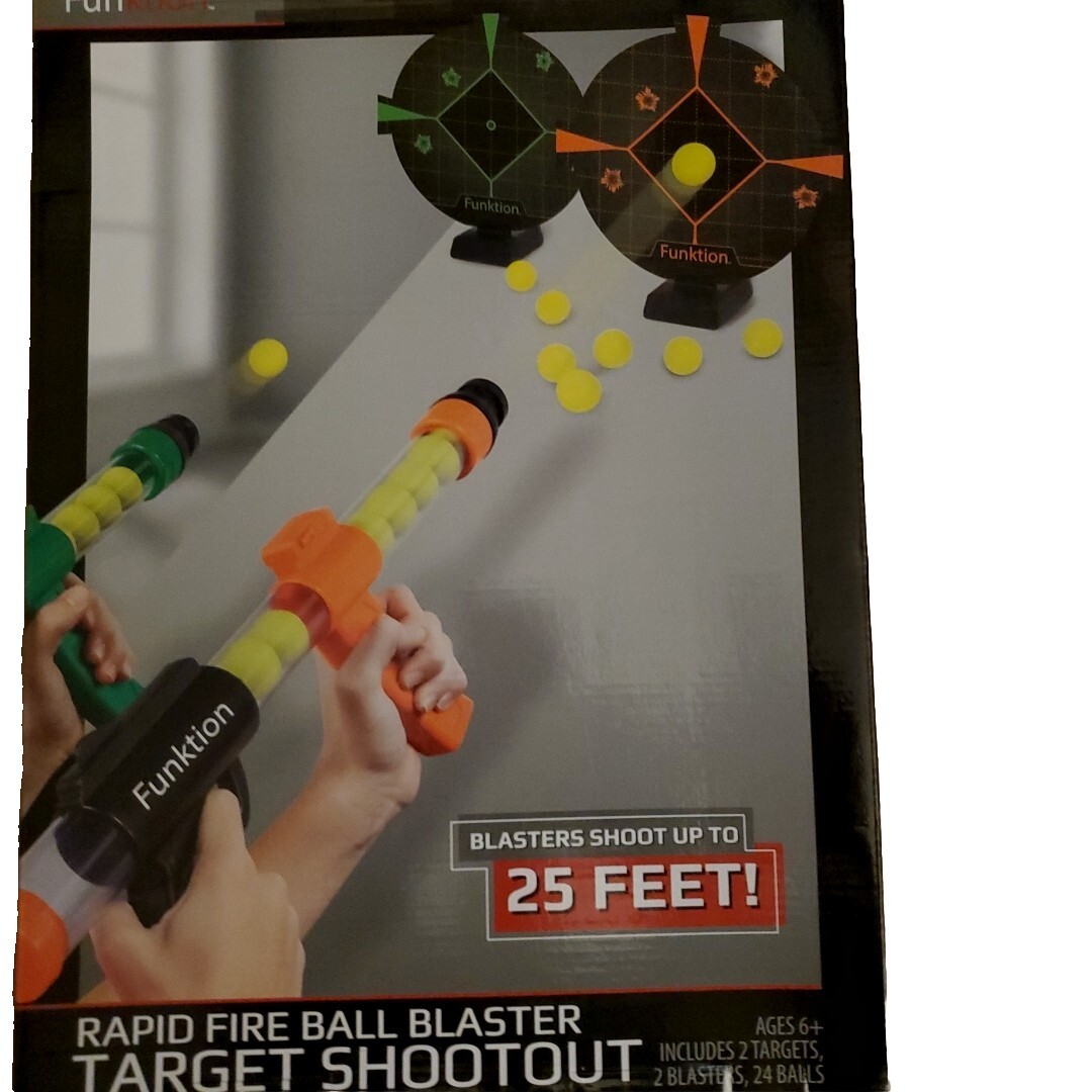 Funktion Rapid Fire Ball Blaster Target Shootout | eBay