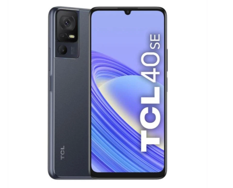 TCL 40 SE DARK GREY 4GB 128GB ESPANDIBILE DOPPIA SIM 6,75" HD 50MP 90HZ NERO