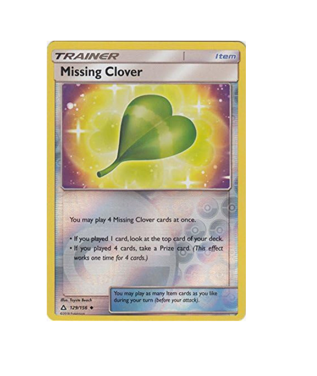 Pokemon - Missing Clover - 129/156 - Reverse Holo - Ultra Prism - NM/M
