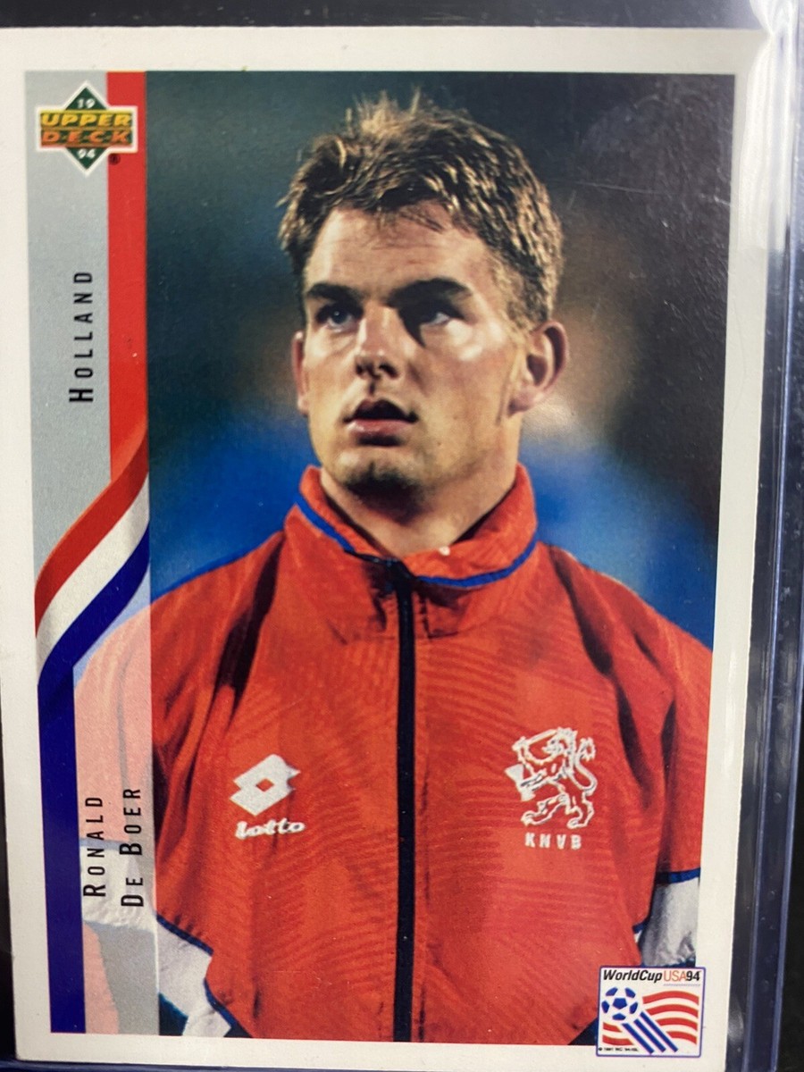 1994 Upper Deck World Cup #182 Ronald De Boer Card | eBay