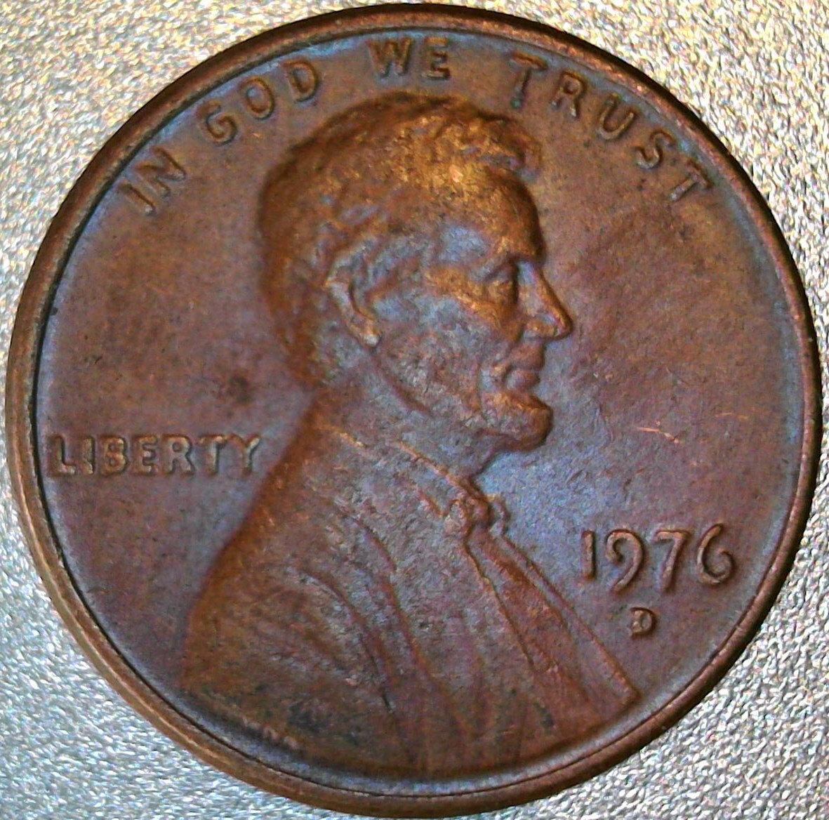1976 D Lincoln Memorial Cent Copper Alloy Penny F/VF eBay