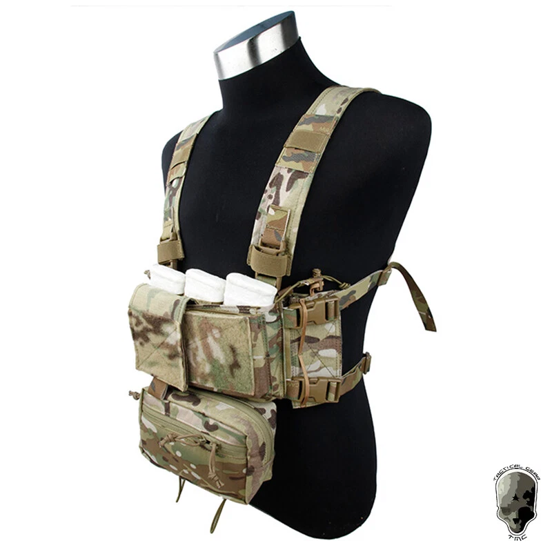 TMC Modular Lightweight Chest Rig Full Set Chassis w/ 5.56 Mag Pouch Military - Image 4 of 4