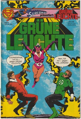   GRÜNE LEUCHTE #2/1981 + Sammel-Ecke, Ehapa Verlag/DC Comics COMICHEFT Z1/1-