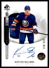 2020-21 SP AUTHENTIC FUTURE WATCH KIEFFER BELLOWS ROOKIE AUTO 668/999 NEW YORK