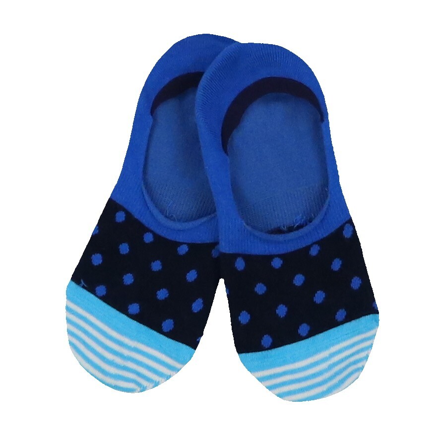 Happy Socks Men's Liner Socks NoShow Extra Low Cut Size 812 Blue New